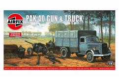 Airfix 1/76 Opel Blitz & Pak 40 Gun and Truck image