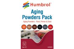 Humbrol Aging Powders Mixed Pack  6 x 9mls image