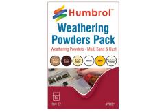 Humbrol Weathering Powders Pack 6 x 9mls image