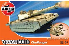 Airfix Challenger Tank Desert - Quickbuild Set (Lego Style) image
