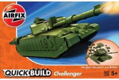Airfix Challenger Tank Green - Quickbuild Set (Lego Style) image