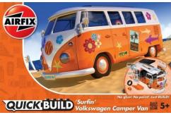 Airfix VW Camper Van Surfin Quickbuild Set (Lego Style) image
