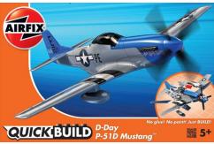 Airfix P51D Mustang D-Day - Quickbuild Set (Lego Style) image