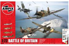 Airfix 1/72 Battle of Britain WWII 4-Aircraft Modelling Set image