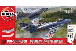 Airfix 1/72 Dogfight Doubles MiG-17F Fresco & Douglas Skyhawk image