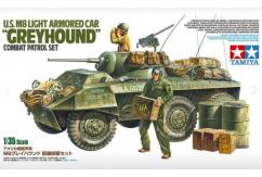 Tamiya 1/35 U.S M8 Armoured Car 'Greyhound' Combat Patrol Set image