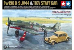 Tamiya 1/48 Fw190 D-9 JV44 & 11CV Staff Car image