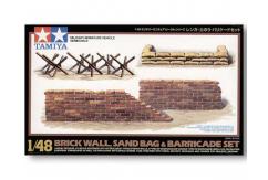 Tamiya 1/48 Brick/Sandbag/Barricade Set image