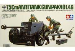 Tamiya 1/35 German 75mm Antitank Gun PAK 40L 46 image