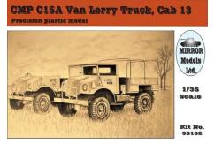 Mirror Models 1/35 CMP C15A Van Lorry Truck, Cab 13 image