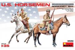 Miniart 1/35 U.S. Horsemen Normandy 1944 image