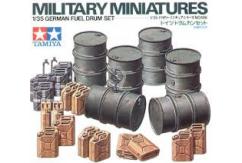 Tamiya 1/35 German Fuel Drum Set image