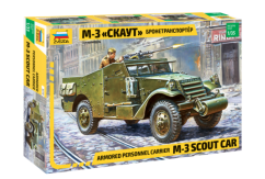 Zvezda 1/35 Armoured Personnel Carrier M-3 "Scout Car" image