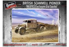 Thunder Model 1/35 Scammell Pioneer Tank Transporter 30t with "Goose Neck" Trailer image