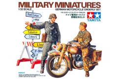 Tamiya 1/35 German Motorcycle Orderly Set image