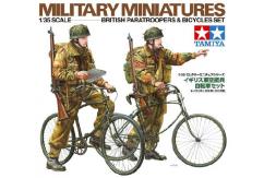 Tamiya 1/35 British Paratroopers and Bicycle Set image