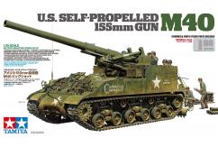 Tamiya 1/35 M40 U.S Self Propelled 155mm Gun image