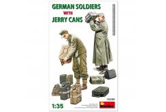 Miniart 1/35 German Soldiers with Jerry Cans image