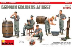 Miniart 1/35 German Soldiers at Rest - Special Edition image