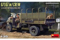 Miniart 1/35 G7107 1.5t 4x4 Cargo Truck with Crew & Metal Body image