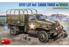 Miniart 1/35 G7117 1.5t 4x4 Cargo Truck with Winch image
