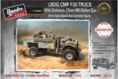  Thunder Model 1/35 LRDG F30 Gun Truck with Figures image