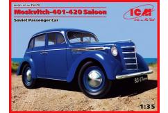 ICM 1/35 Moskvitch Saloon Staff Car w/Soviet Crew image