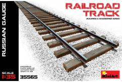 Miniart 1/35 Railroad Track Russian Gauge image