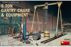 Miniart 1/35 5 Ton Gantry Crane & Equipment image