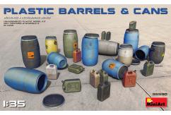 Miniart 1/35 Plastic Barrels & Cans image