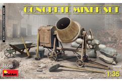 Miniart 1/35 Concrete Mixer Set image