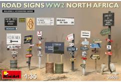 Miniart 1/35 Road Signs WWII - North Africa image