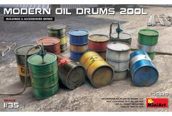Miniart 1/35 Modern Oil Drums 200L image