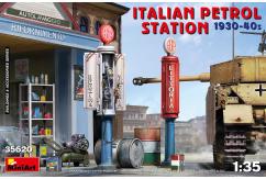 Miniart 1/35 Italian Petrol Station 1930-1940s image