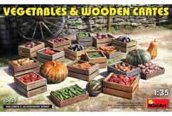Miniart 1/35 Wooden Crates with Vegetables image