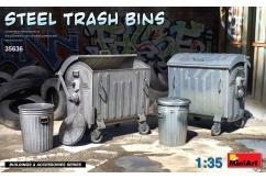 Miniart 1/35 Steel Trash Bins image