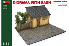 Miniart 1/35 Diorama with Barn image