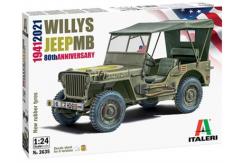 Italeri 1/24 Willys Jeep MB '80th Anniversary 1941-2021' image