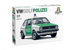 Italeri 1/24 VW Golf Polizei (Police) image