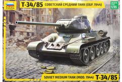 Zvezda 1/35 Soviet Med T-34/85 Tank image