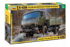 Zvezda 1/35 Russian 2-Axle Military Truck K-4350 image