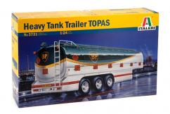 Italeri 1/24 Heavy Tank Trailer TOPAS BP Fuel image