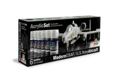 Italeri Modern USAF/U.S. Navy Aircraft Set (6pcs) image