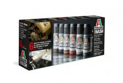 Italeri Acrylic Model Wash Set (6pcs) image