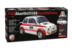 Italeri 1/12 Fiat Abarth 695SS Corsica Rally image
