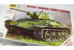 Zvezda 1/72 Soviet Tank T-34 Snap Kit image