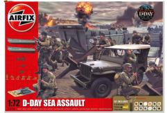 Airfix 1/72 75th Anniversary D-Day Sea Assault Gift Set image