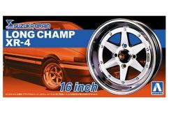 Aoshima 1/24 Rims & Tires - Long Champ XR-4 16" image