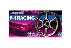 Aoshima 1/24 Rims & Tires - P-1 Racing 16" image