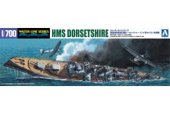 Aoshima 1/700 HMS Dorsetshire Heavy Cruiser image